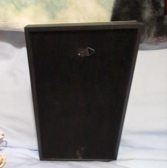 💥$6💥Picture Frame Shadow Box for 4x6 Photo Black-Silver Velvet Back NWOT - Picture 2 of 6